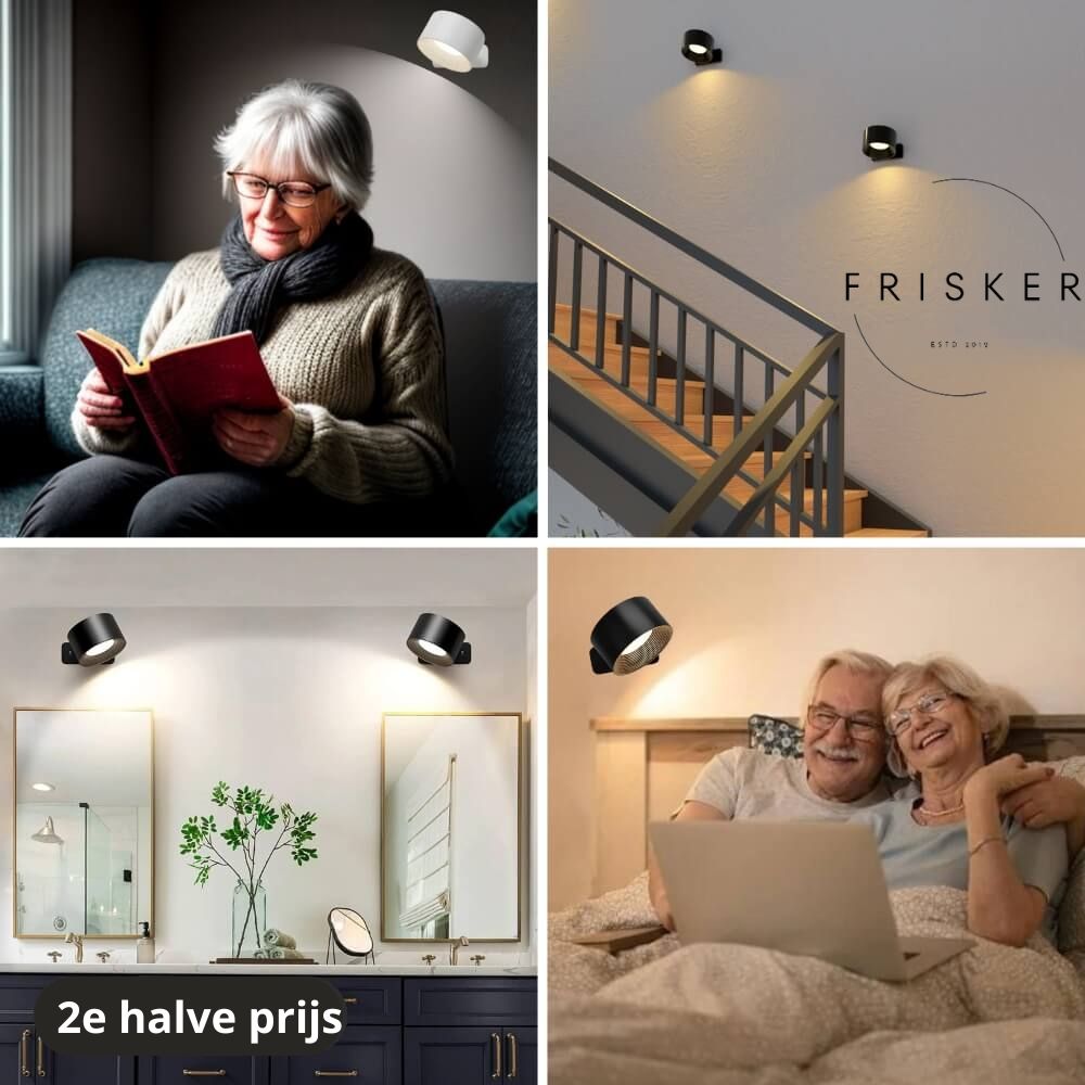 De Frisker™ | Endless Wandlamp | Licht en uitnodigend in elk plekje thuis