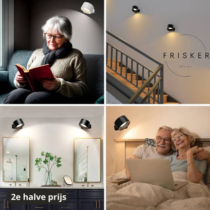 De Frisker™ | Endless Wandlamp | Licht en uitnodigend in elk plekje thuis