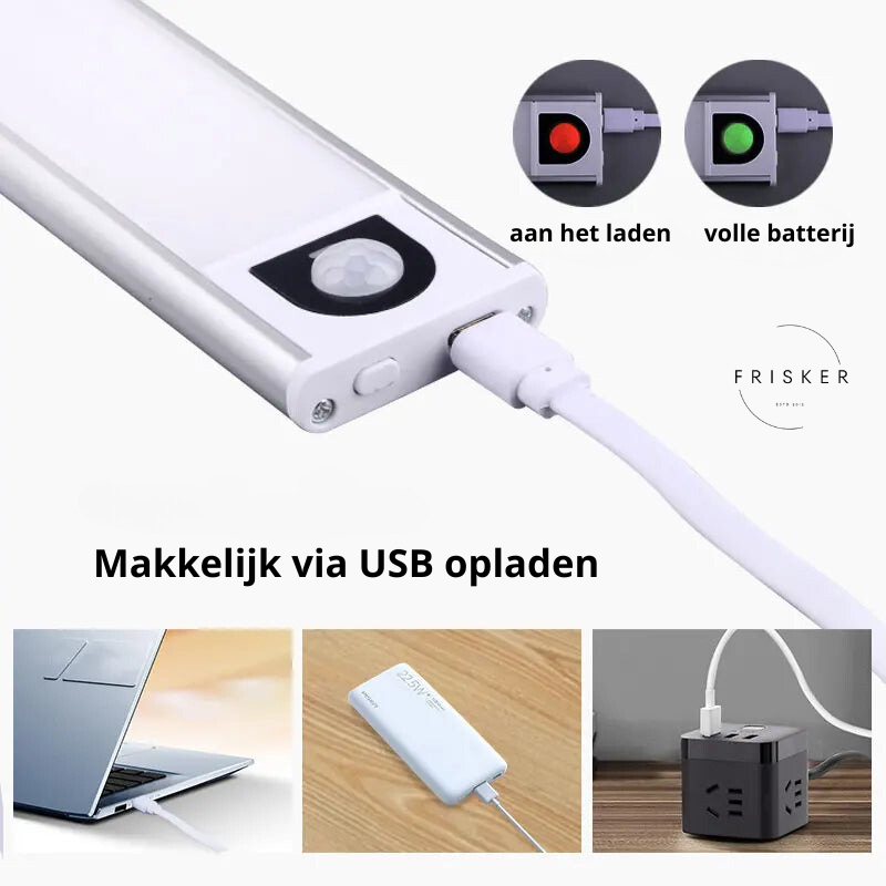 De Frisker™ | GlowPro Bewegingslampen voor licht in de duisternis
