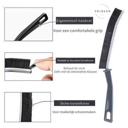 De Frisker™| Borstel- Maak schoon zonder grenzen, zelfs op de meest onbereikbare plekken.